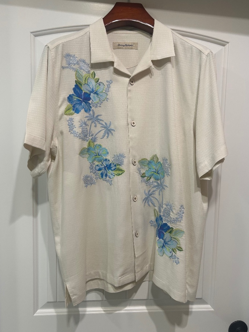 Tommy Bahama Silk Camp Shirt, Size L, $12, $175